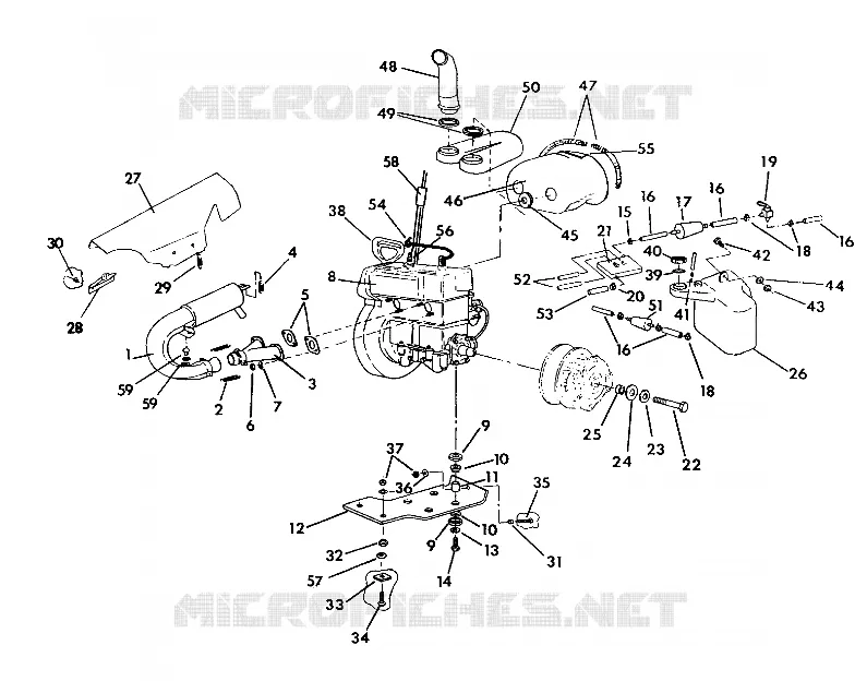 SUPPORT MOTEUR Indy Lite (4921332133019A)
