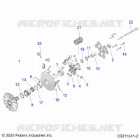 SYSTÃˆME DE TRANSMISSION, PRIMARY CLUTCH