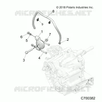 DRIVE TRAIN, MAIN SUPPORT PONT