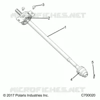 DRIVE TRAIN, ARBRE DE TRANSMISSION AVANT