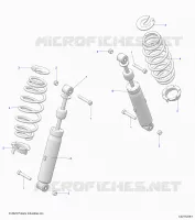 SUSPENSION ARRIERE SHOCK AND MOUNTING