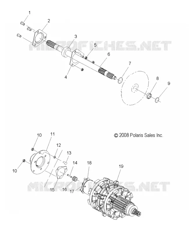SYSTÈME DE TRANSMISSION, JACKSHAFT AND ARBRE DE TRANSMISSION 