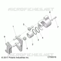 BRAKES, ETRIER DE FREIN ARRIERE