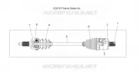 SYSTÈME DE TRANSMISSION, ARBRE DE TRANSMISSION, FRONT