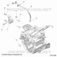 SYSTÃˆME DE TRANSMISSION, MAIN GEARCASE MOUNTING