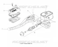FREIN AVANT FREIN LEVER and LH MAITRE CYLINDRE