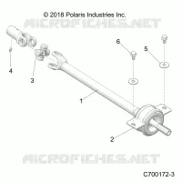 SYSTEME DE TRANSMISSION, MID PROP SHAFT