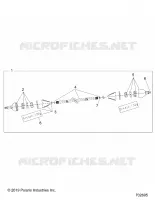 DRIVE TRAIN, HALF ARBRE DE TRANSMISSION ARRIERE