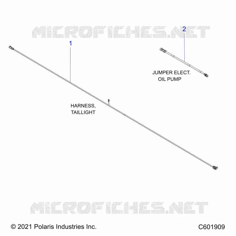 ELECTRICITE, JUMPER WIRES & TAILLIGHT HARNESS
