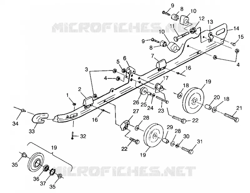 FIXATION RAIL (SUSPENSION)
