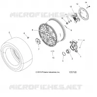ROUES, REAR AND HUB
