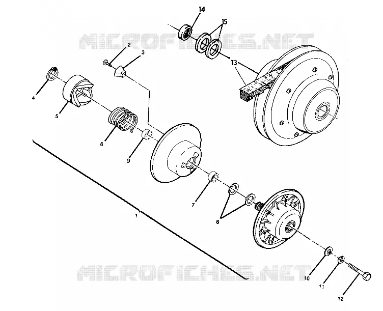 EMBRAYAGE DE TRANSMISSION ASSEMBLY 350 4X4