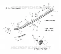 SUSPENSION, FIXATION RAIL (144 INCH)