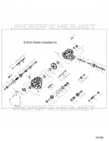 SYSTÈME DE TRANSMISSION, MAIN GEARCASE INTERNALS 1333610