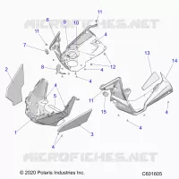 CARROSSERIE AVANT ASM./FENDERS