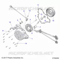 ENGINE, STATOR AND FLYROUE