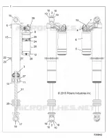 SUSPENSION, AMORTISSEUR AVANT INTERNALS