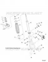 SUSPENSION, JAMBE DE FORCE AVANT
