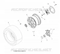 ROUES, REAR and HUB