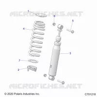 SUSPENSION, AMORTISSEUR AVANT MOUNTING