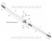 DRIVE TRAIN, FRONT ARBRE DE TRANSMISSION