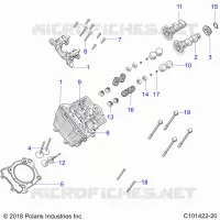 ENGINE, CULASSE, CAMS AND VALVES