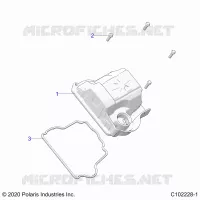 ENGINE, COUVERCLE SOUPAPE