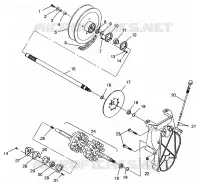 SYSTÈME DE TRANSMISSION LITE GT 0973133 AND EUROPEAN LITE GT E973133 (4938253825B006)