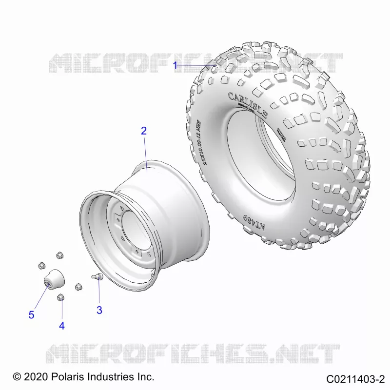 ROUES, REAR TIRE