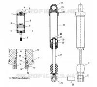 AMORTISSEUR (REAR TRACK)(M-10)