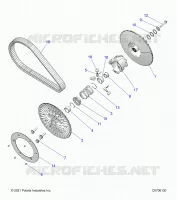 SYSTÃˆME DE TRANSMISSION, SECONDARY CLUTCH
