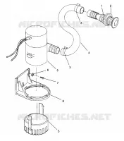 POMPE DE CALE SLX 780 B964287 and Intl. SLX 780 I964287 (4937443744B013)