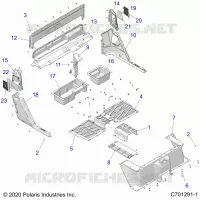 PLANCHER, REAR