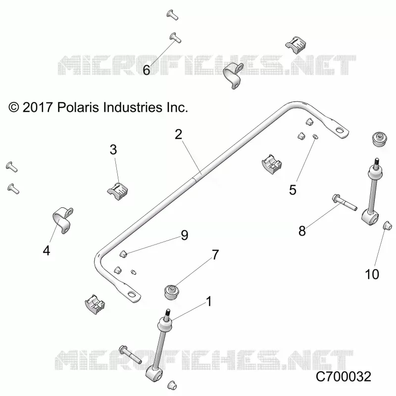 SUSPENSION, FRONT BARRE STABILISATRICE