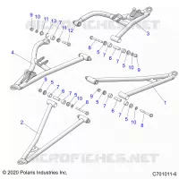 SUSPENSION AVANT CONTROL ARMS