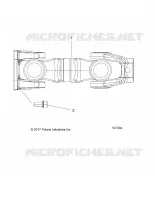 SYSTEME DE TRANSMISSION, PROP SHAFT, REAR