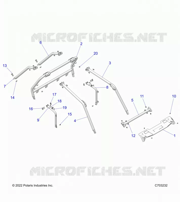 CHASSIS, CAB CADRE
