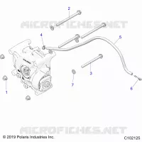 SYSTÃˆME DE TRANSMISSION, GEARCASE MOUNTING, REAR