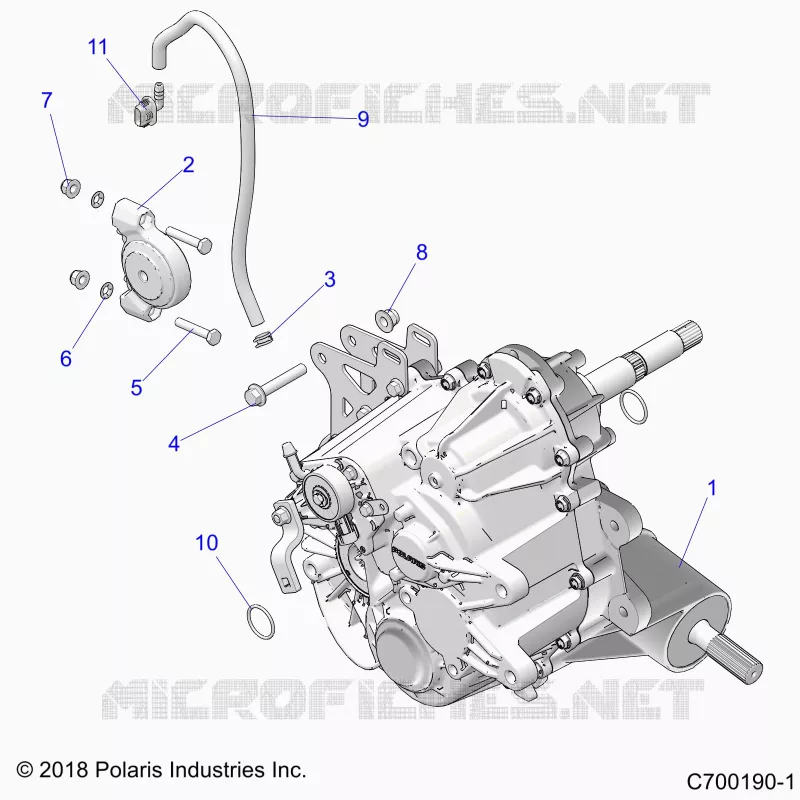 SYSTÃˆME DE TRANSMISSION, MAIN GEARCASE MOUNTING