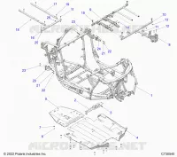 CHASSIS, MAIN FRAME AND SKID PLATES