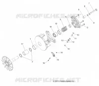 SYSTEME DE TRANSMISSION, PRIMARY CLUTCH