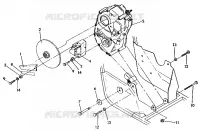 RH SUPPORT PONT ET FREIN Trail Boss / W928527 (4922892289029A)