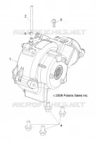SYSTÈME DE TRANSMISSION, FRONT SUPPORT PONT