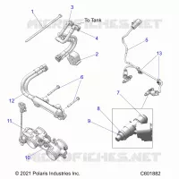 SYSTÃˆME D'ALIMENTATION, RAIL, LINES AND THROTTLE BODY