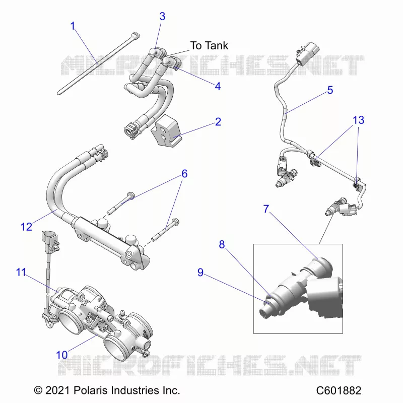 SYSTÃˆME D'ALIMENTATION, RAIL, LINES AND THROTTLE BODY