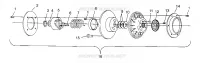 EMBRAYAGE DE TRANSMISSION 500 0972764,  EUROPEAN 500 E972764, 500 SKS 0972564,  EUROPEA (4938393839C009)