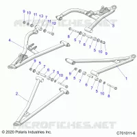 SUSPENSION AVANT CONTROL ARMS