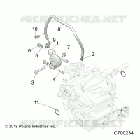 DRIVE TRAIN, MAIN SUPPORT PONT