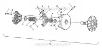 EMBRAYAGE DE TRANSMISSION SCRAMBLER W967840 (4935823582C001)