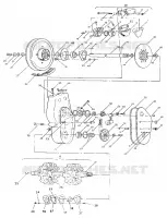 FREIN ET CARTER DE CHAINEE 500 AND 500 CLASSIC TO SERIAL NUMBER 1808614